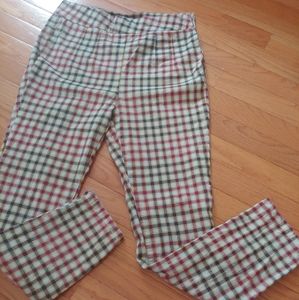Free people urban outfitters checkered pants s 29